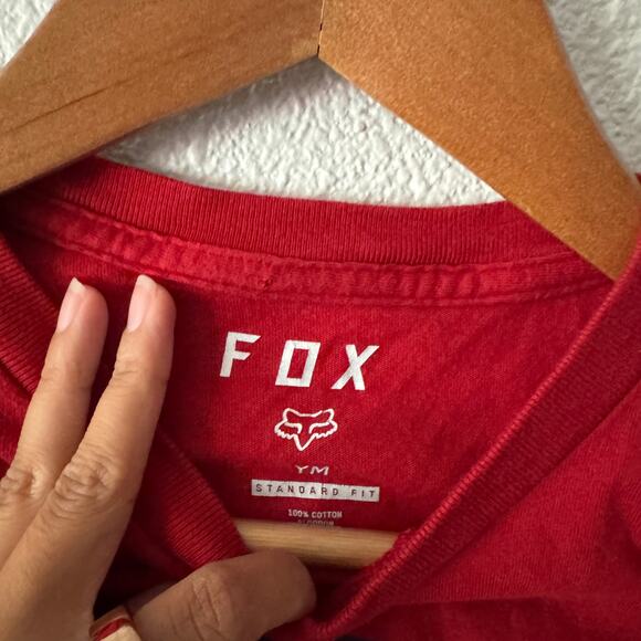 Fox Racing Shirt Kids Medium Graphic Logo streetwear short sleeve - Picture 5 of 6